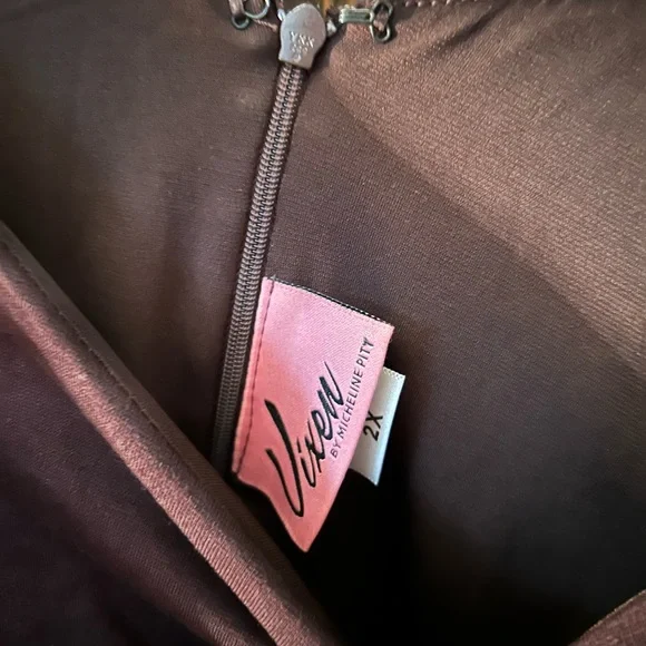 Vixen by Micheline Pitt Deadly Kiss dress 2X - Picture 3 of 3